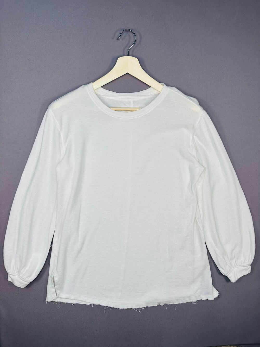 We The Free - Free People White Long Sleeve Tunic Top Size XS